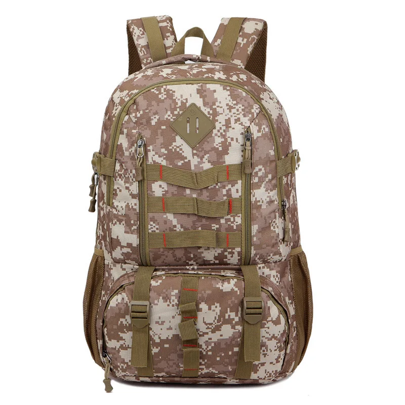 Desert camouflage 50л вместительные уличные Тактические Военные рюкзаки водонепроницаемые тактические рюкзаки спортивные походные рыболовные охотничьи сумки мужские - Цвет: Desert camouflage