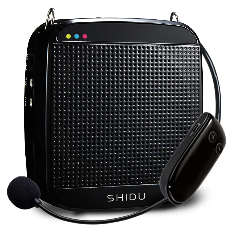 SHIDU S613 18 Вт портативный усилитель голоса UHF беспроводной микрофон мини аудио