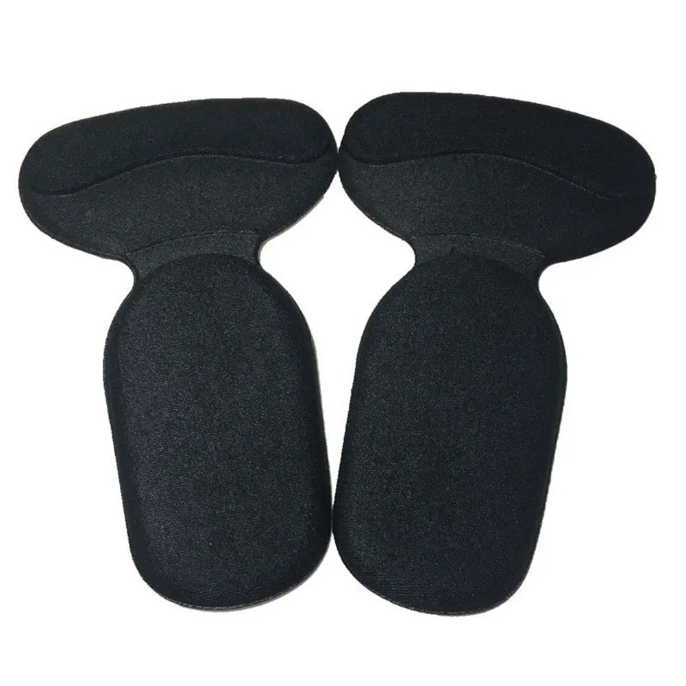 2x T-Shape Sponge Non Slip Cushion Foot Heel Protector Liner Shoe Insole Pads 