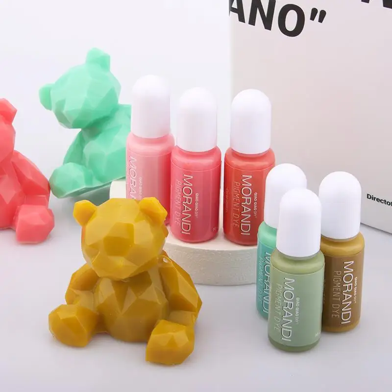 Epoxy Resin Pigment 10ml Morandi Epoxy Resin Pigment 24 Colors Colorant Liquid Dye Ink UV Epoxy Resin Molds Pigment DIY Jewelry Making Accessories