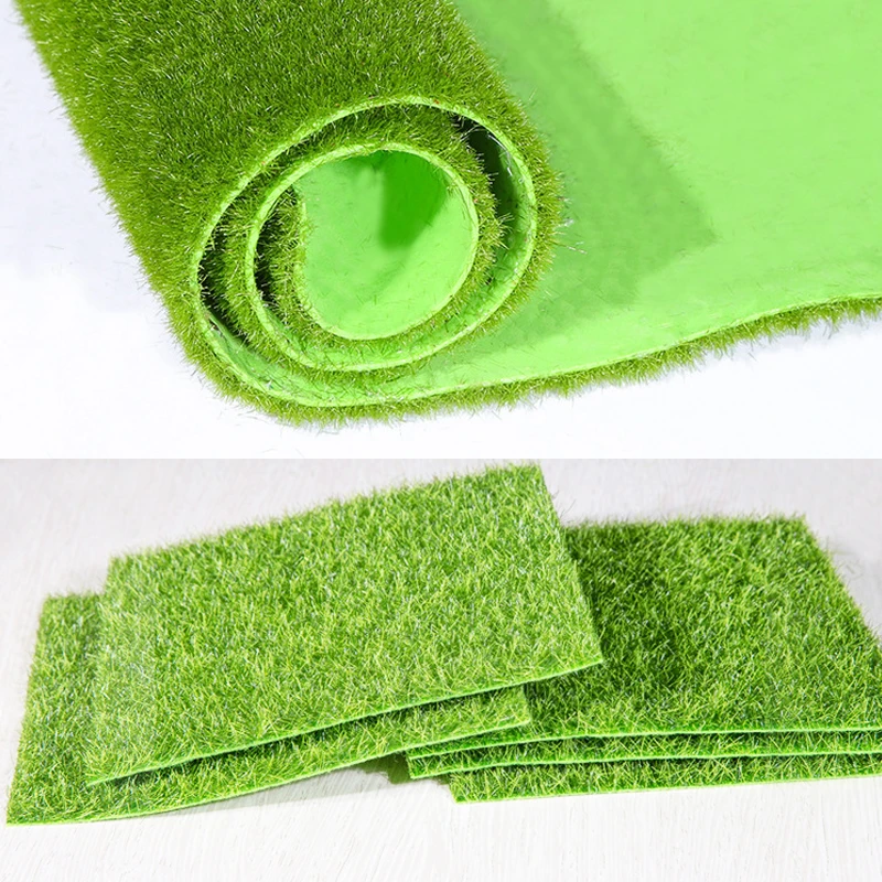 Artificial Lawns Turf Carpets Fake Sod Grass Mat Garden Moss Landscape For Home Floor Aquarium Wedding Decoration 15/30cm artificial grass mats