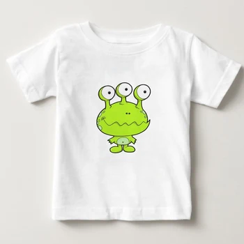 

Kids Cotton T Shirt 2020 New Summer Boy/girl Clothes T Shirt Kids Short Sleeve O-neck T-shirt Monster Cartoon Tee Camiseta