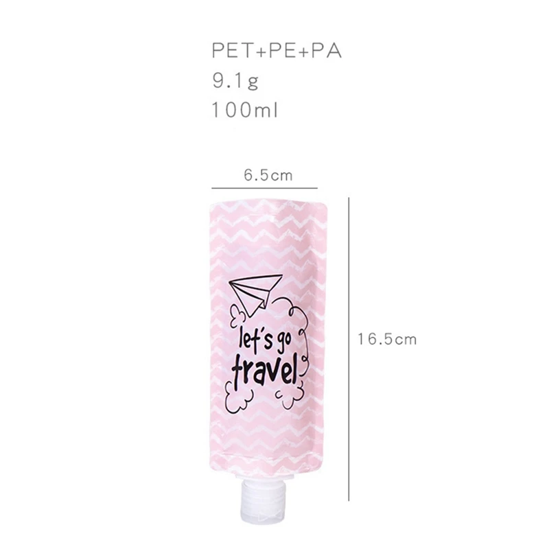 1Pcs Outdoor Travel Storage Bag Folding Lotion Storage Bag Portable Shower Gel Shampoo Bottle Travel Accessories Storage Bag For