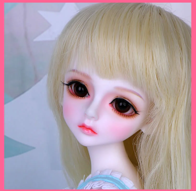 1/4 весы телесного цвета BJD кукла милое платье для девочек BJD/SD смолы фигурка модель