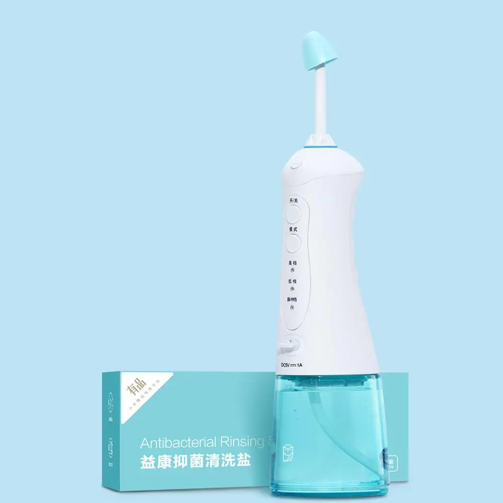 Xiaomi Miaomiaoce Электрический Чистка носа набор чистящих средств для взрослых и детей с двумя Чистка носа насадки и 60 Мыть Соль пакеты