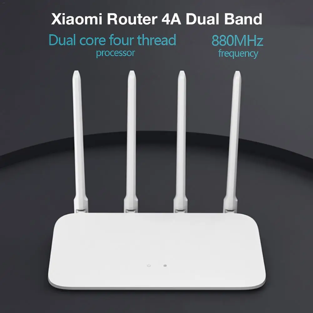 

Router 4A Dual Band AC1200 High Gain 4 Antenna WiFi Repeater Network Extender for Home Office