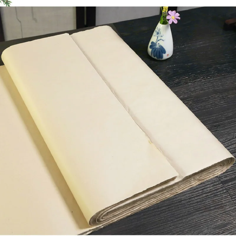 

Bamboo Calligraphy Rice Papers Chinese Half-Ripe Xuan Paper Thicken Painting Xuan Paper Rijstpapier Carta Di Riso 70 Sheets