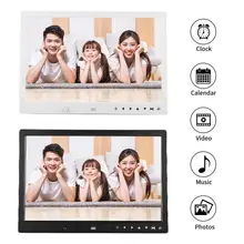 1" HD многофункциональная цифровая фоторамка с детектором движения музыкальный проигрыватель с пультом дистанционного управления для свадьбы подарки на день рождения