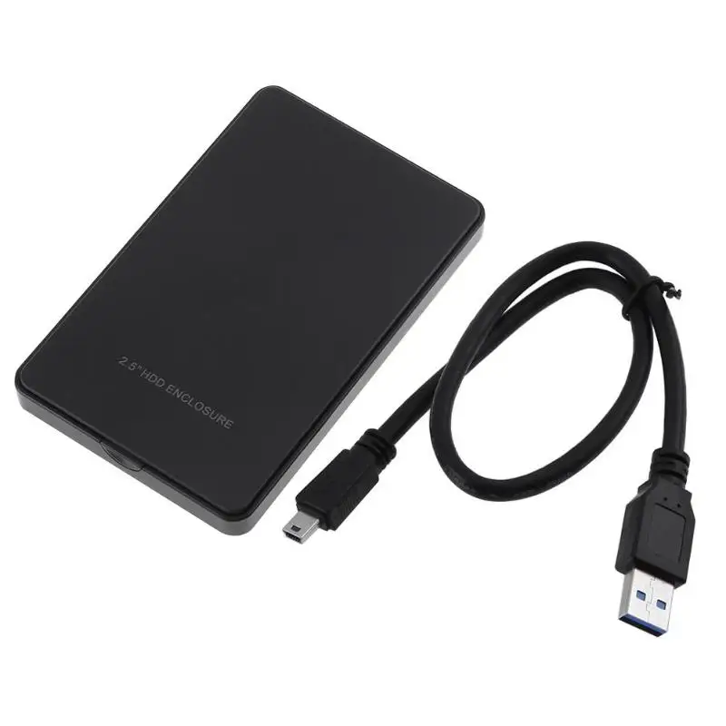 2,5 дюймов USB 3,0 SATA переходник в корпусе корпус 3 ТБ высокая скорость внешней HDD жесткий диск корпус портативный жесткий диск коробка