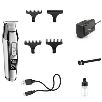 

KM-5027 Professional Electric Hair Clipper Hair Cutting Set Multi-Function Mute Razor Haircut Hair Scissors Diy Lettering
