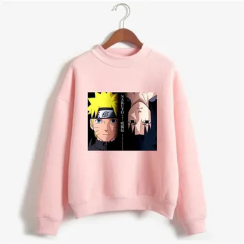 

Naruto Classic Anime Capless Hoodies And Sweatshirts For Couples Hokage Ninjia Hoodies Men Uchiha Syaringan Clothes