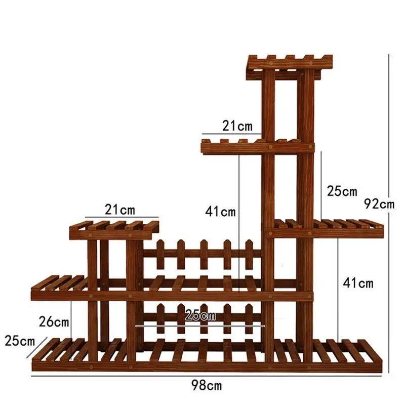 Version D Bunga Repisa Mueble комнатные деревянные полки стенд Estante Para Plantas для стола балкон цветок Stojak Na Kwiaty полка для растений - Цвет: Version D