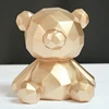 Piggy Bank Children's Cute Piggy Bank Decoration Birthday Gift Geometric Bear Nordic Creative Simple Can Deposit and Take Large- 6