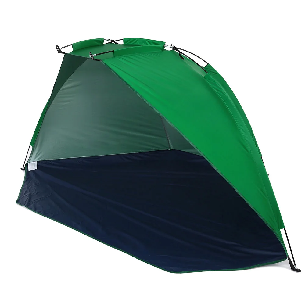 Quick Opening Tent Beach Awning Sun Shelter Half-Open Waterproof Tent Shade Ultralight for Outdoor Camping Fishing Picnic Park