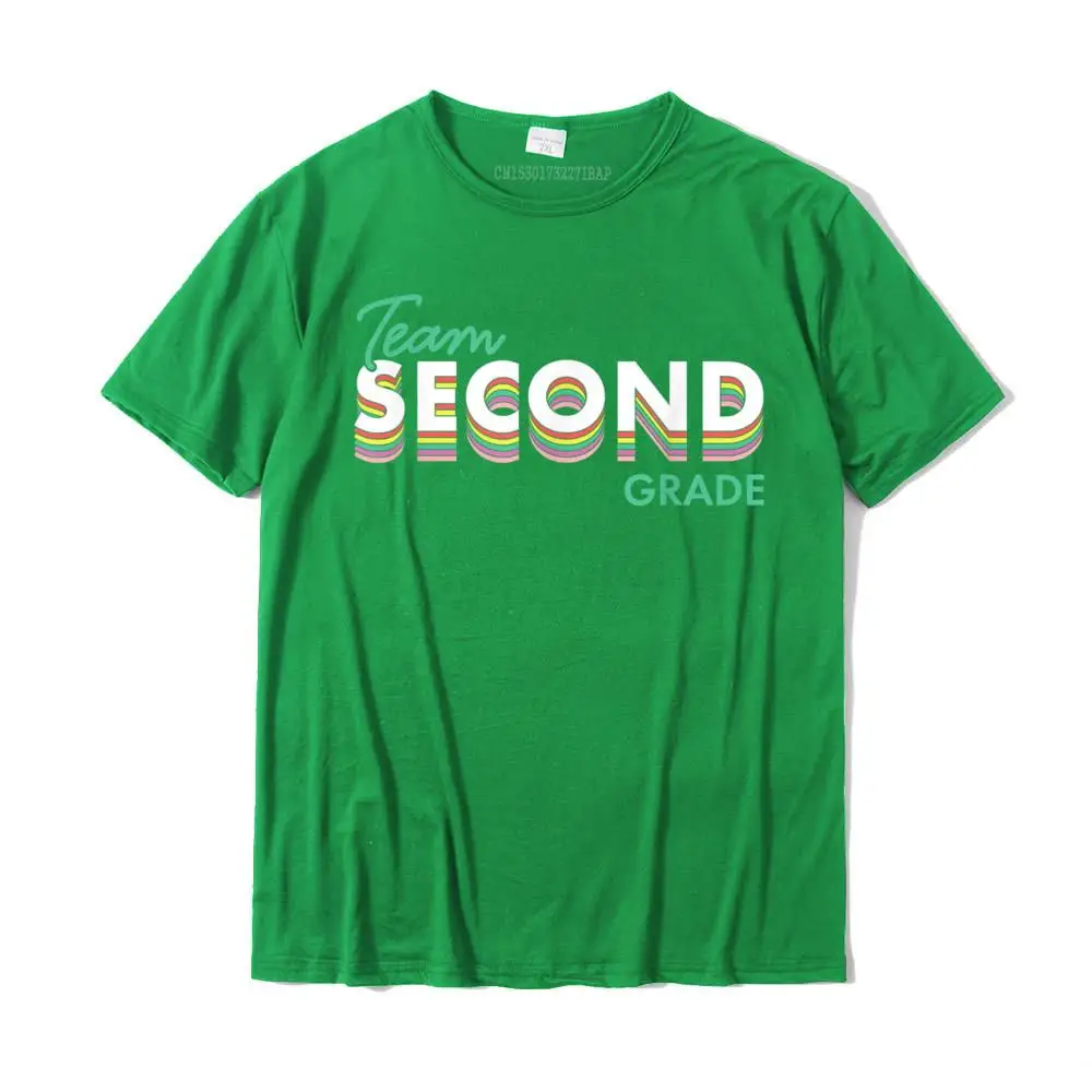 Summer Labor Day 100% Cotton Fabric Round Neck Tops Shirts Short Sleeve Customized Tops Tees Brand New Personalized T-Shirt Team 2nd Second Grade Teacher Back To School Top T-Shirt__MZ16349 green