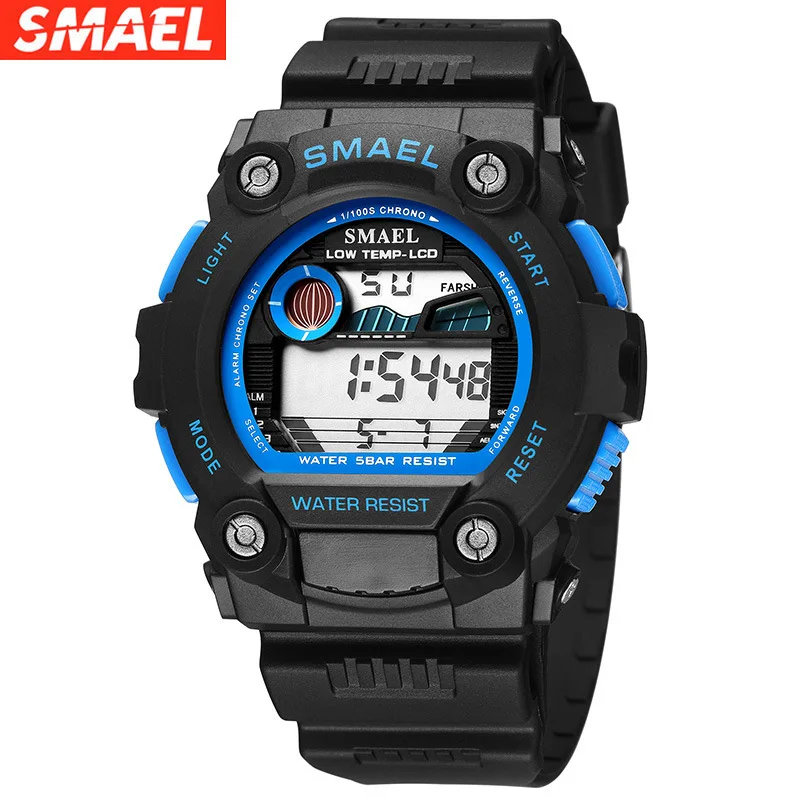 

Sml smael Watch Genuine Product Fashion & Sports Outdoor Waterproof Multi-functional Popular Men Electronic Watch