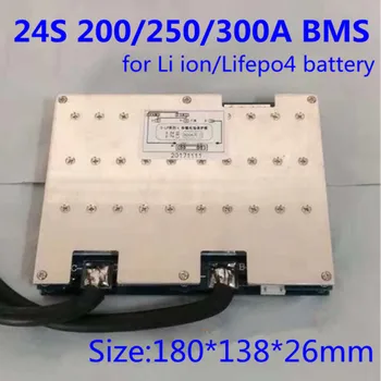 

BMS 24S Lifepo4 li-ion Battery protection Board 300A 200A BMS 24S 72V with balance for motor motorcycle ebike tricycle battery