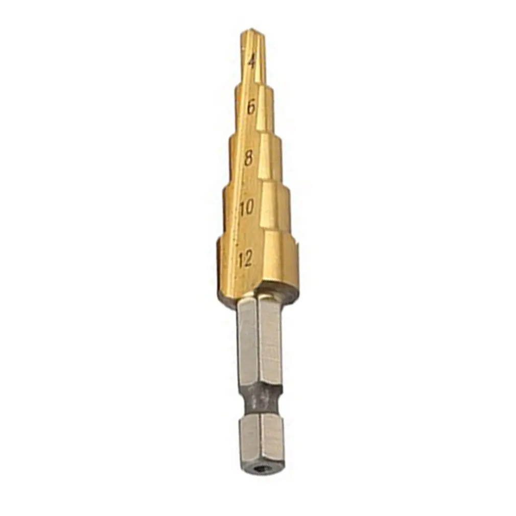 

Triangle Handle Step Drill 4-12/20/32Mm Pagoda Drill Bit Step Drill Open Reamer Steel Plate Iron Plate Aluminum Plate Drilling