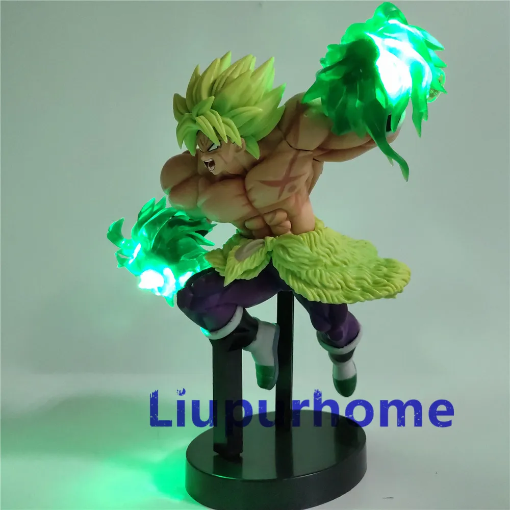 Dragon Ball Z Broly супер сайян, «Жемчуг дракона фигурки светодиодный Ночной светильник DIY аниме модель настольная лампа игрушка "Dragon Ball" светильник декоративный светильник