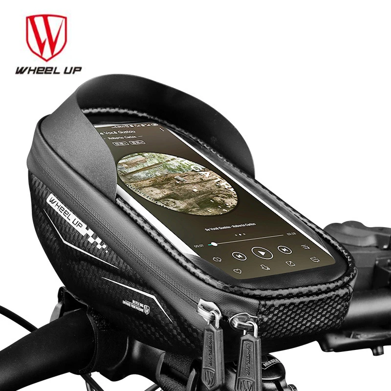 Bolsala para Guidão de Bicicleta Resistente à Chuva Suporte para Celular Bolsa de Guidão para Bicicleta Bolsa do Bolsa Touch Screen Tpu Mtb