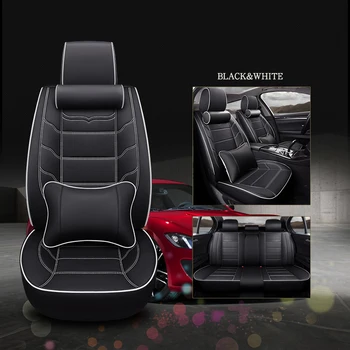 

WLMWL Universal Leather Car seat cover for Subaru all models forester BRZ XV Outback Legacy car styling car accessorie