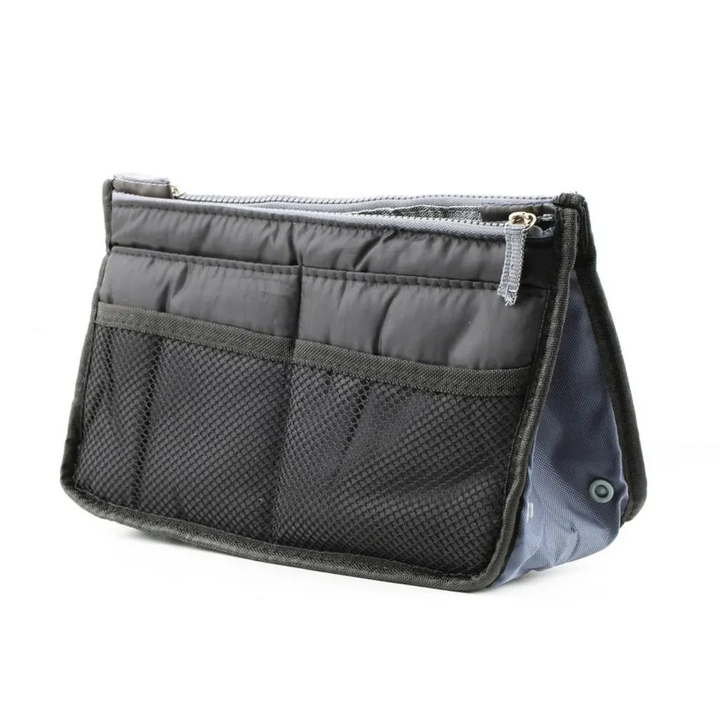 

Women Travel Kit Lady Organizer Organiser Travel Bag Purse Handbag Insert Large Tidy Makeup 3 Color Well Sell