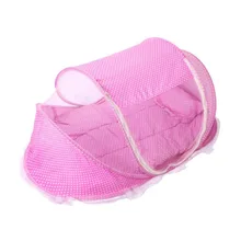 Детская складная москитная сетка для малышей, спальные покрывала, подушка, москитные сетки, комплект детской одежды для детей 0-3 лет