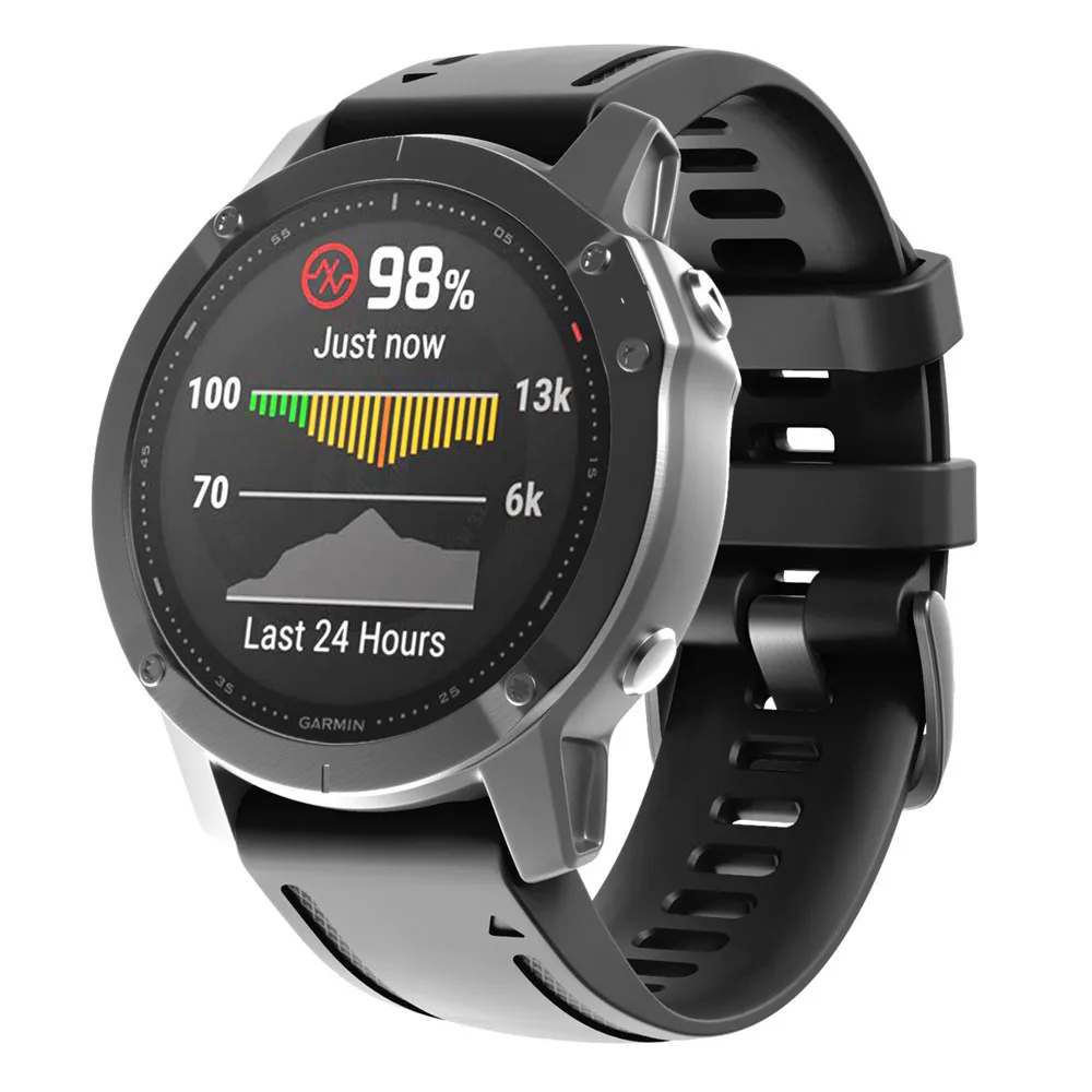 20 мм силиконовый ремешок для часов Garmin Fenix 6 S/6 S PRO 5S/5S plus Смарт-часы замена быстросъемные часы браслет на запястье