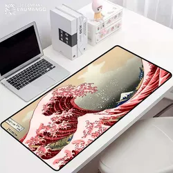 Tapete de mesa onda mausepad anime mouse pad velocidade gaming teclado pc esteiras mousepad gamer tapete mouse para computador kawaii acessórios