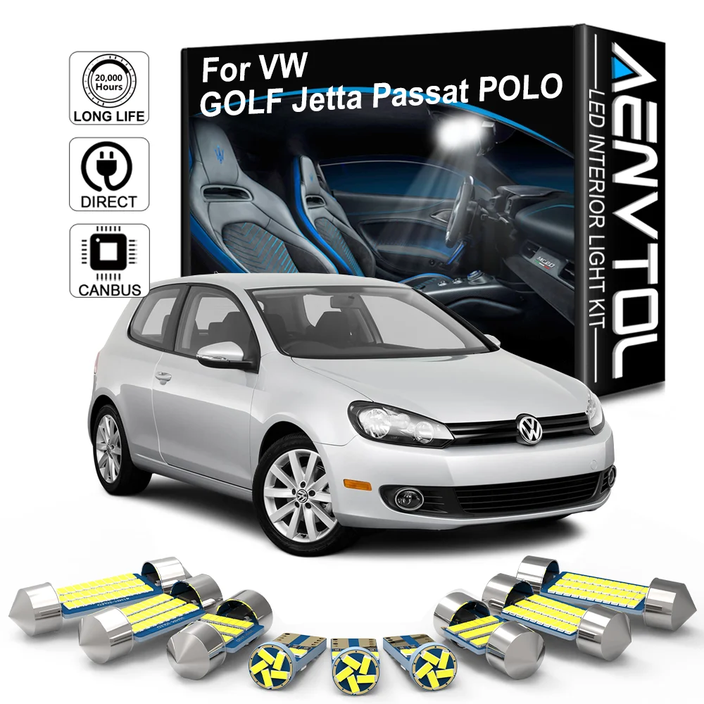 AENVTOL Canbus для Volkswagen VW GOLF Jetta 4 5 6 7 Passat B4 B5 B6 B7 B8 CC POLO 6N 9N 6R 6C Автоматическая внутренняя