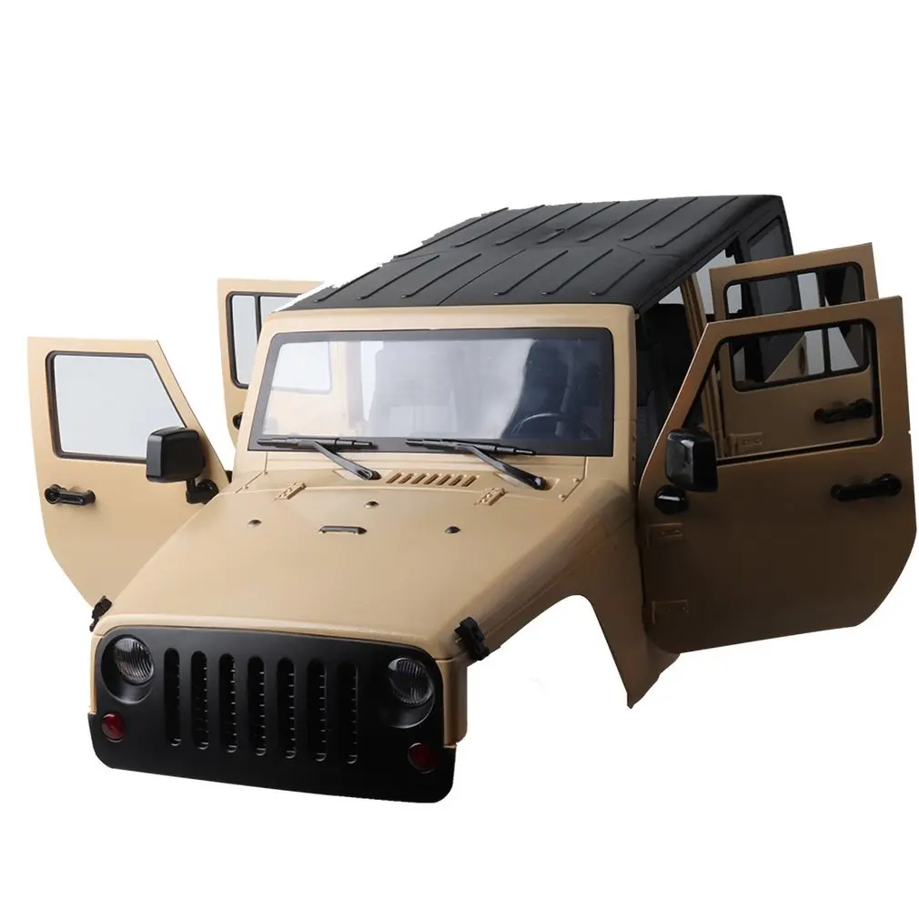 В разобранном виде 313 мм Колесная база корпус автомобиля для 1/10 RC Гусеничный Jeep Cherokee Wrangle Axial SCX10 и SCX10 II 90046 90047
