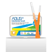 

60Pcs 0.6-1.5mm Interdental Brushes Health Care Tooth Push-Pull Escova Removes Food And Plaque Better Teeth Oral Hygiene Tool