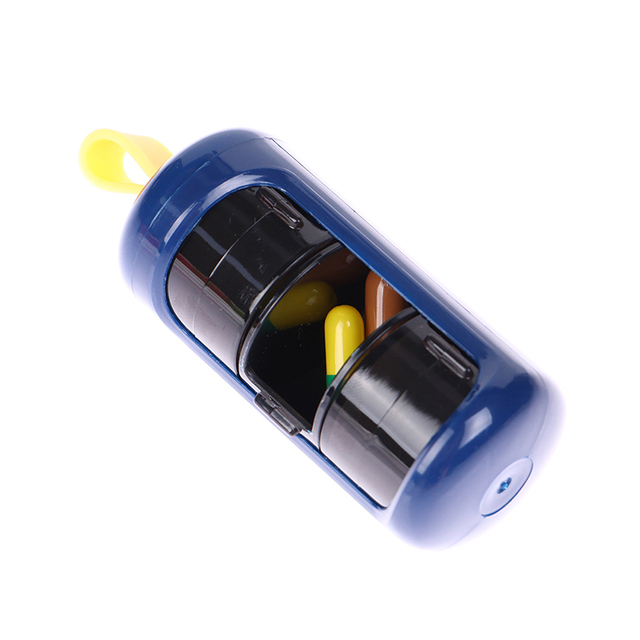 Travel Pill Case Container 3 Grids Portable Mini Tablet Dispenser Pill Box Medicine Storage Organizer Case For Outdoor