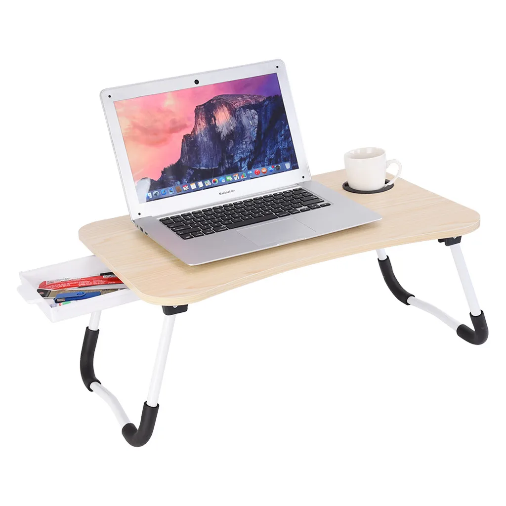 

Large Bed Tray Foldable Portable Multifunction Laptop Desk Lazy Laptop Table Flexible Folding Table for Bed сол для нођбђка E3
