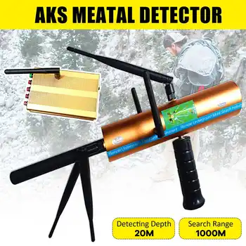 

Updatd AKS Handhold Antenna Professional Metal/Gold 3D Metal Detector 1000m Range Machinery Gold Finder 2019 New Arrival