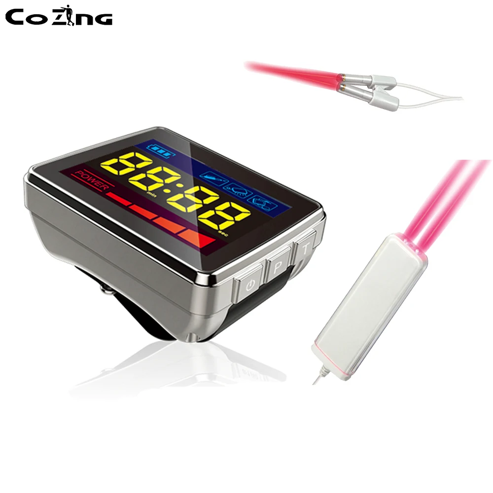 

Oral treatment watch type 650nm low level laser treatment blood LLLT laser treatment instrument