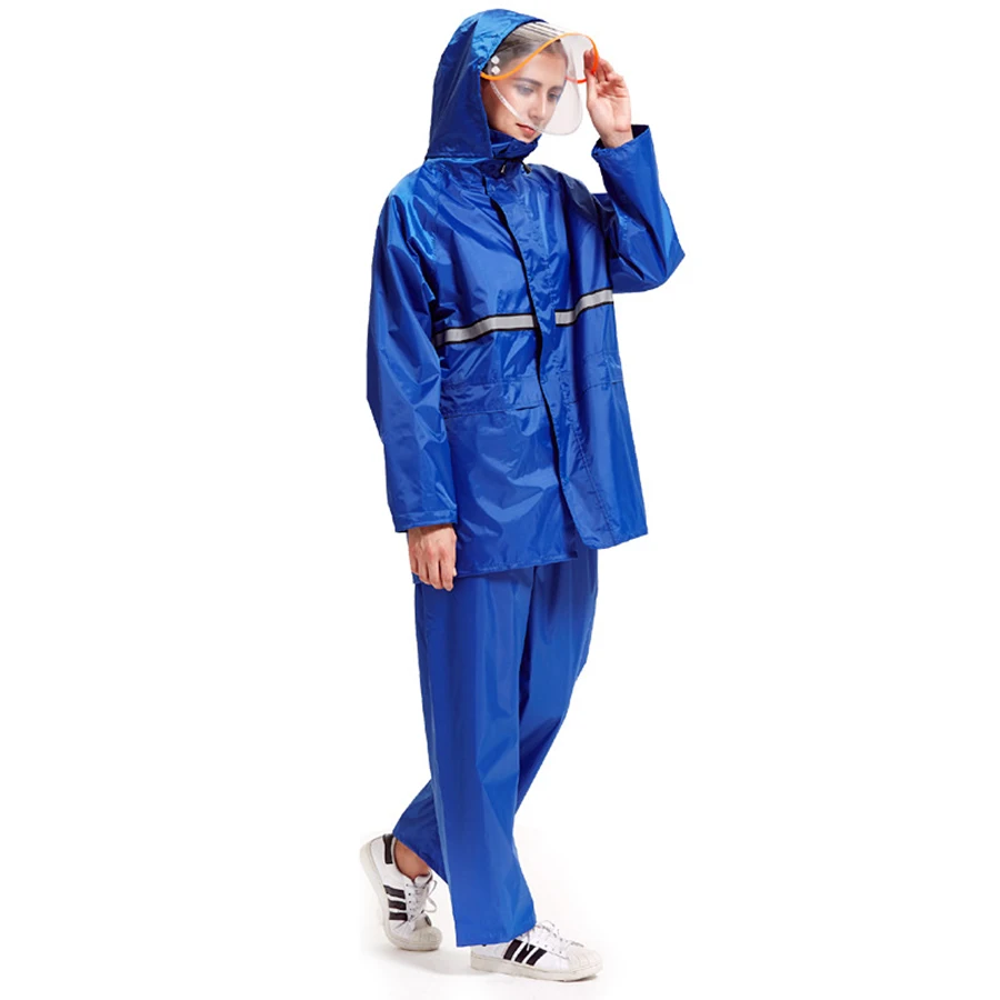 Дождевик из ПВХ пончо Женская куртка водонепроницаемая уличная Мужская и