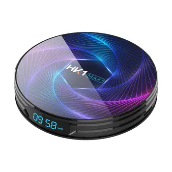 

VHXSIN 10PCS/LOT HK1 Max Plus RK3368PRO Android 9.0 TV Box 4GB 64GB 4K Google Youtube Netflix Set Top Box HK1Max Smart TV Box