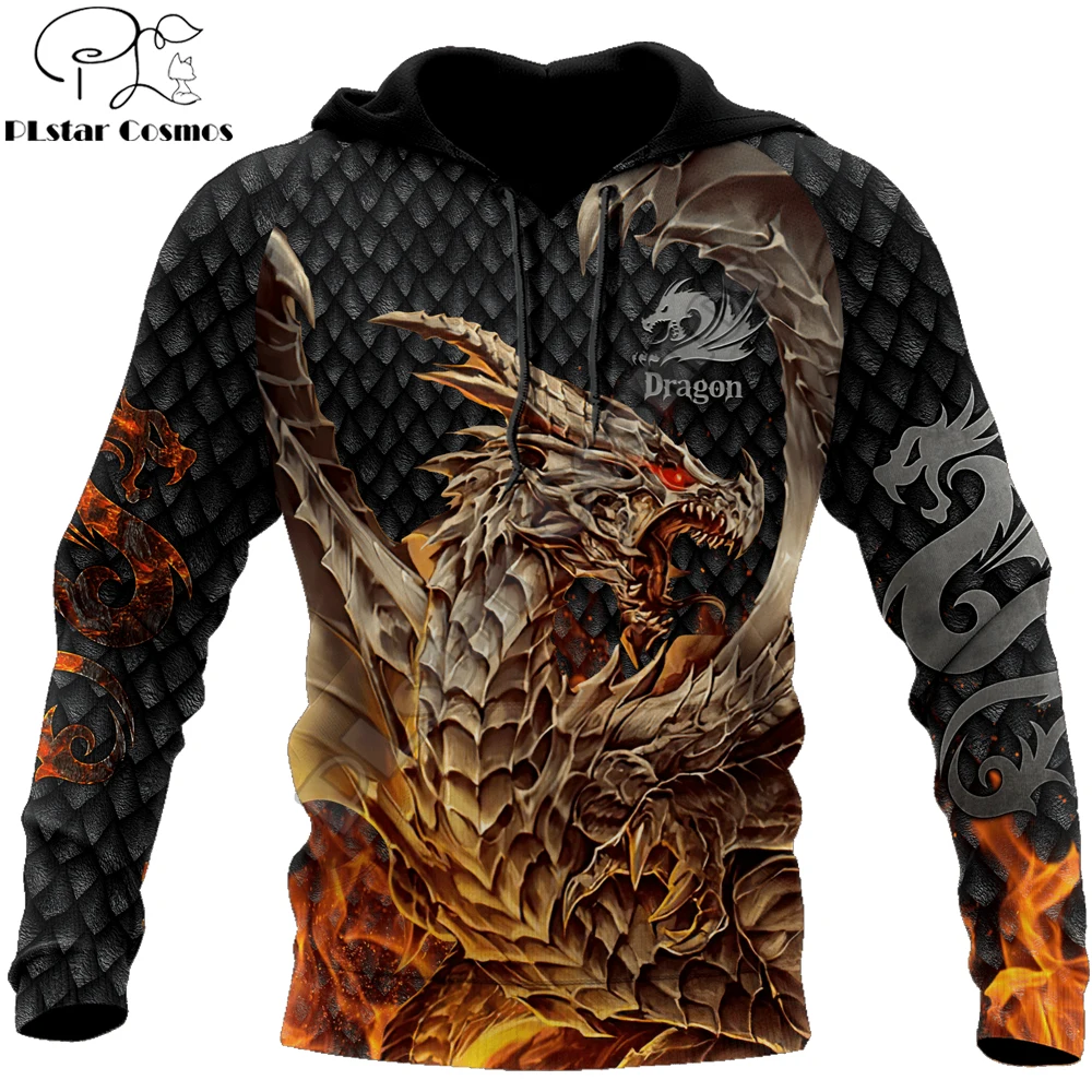 Рисунок 5 - Толстовка мужская с 3D-принтом дракона