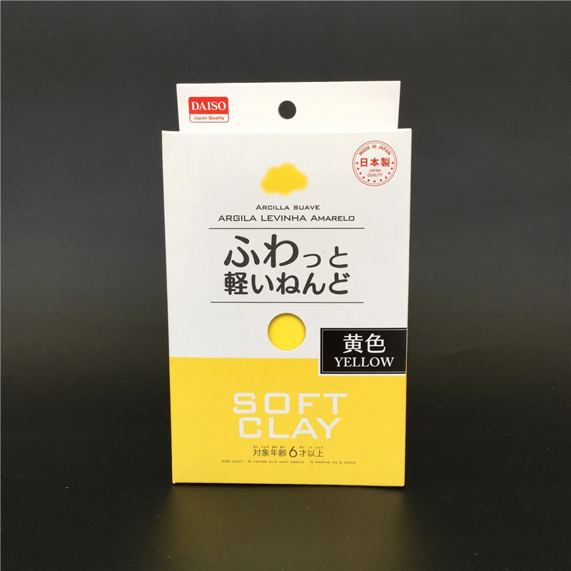 Japan DAISO Ultra-Light Paper Model Colored Clay Butter Will Not Be Dirty Hands Candy Toy Environmentally Friendly Model