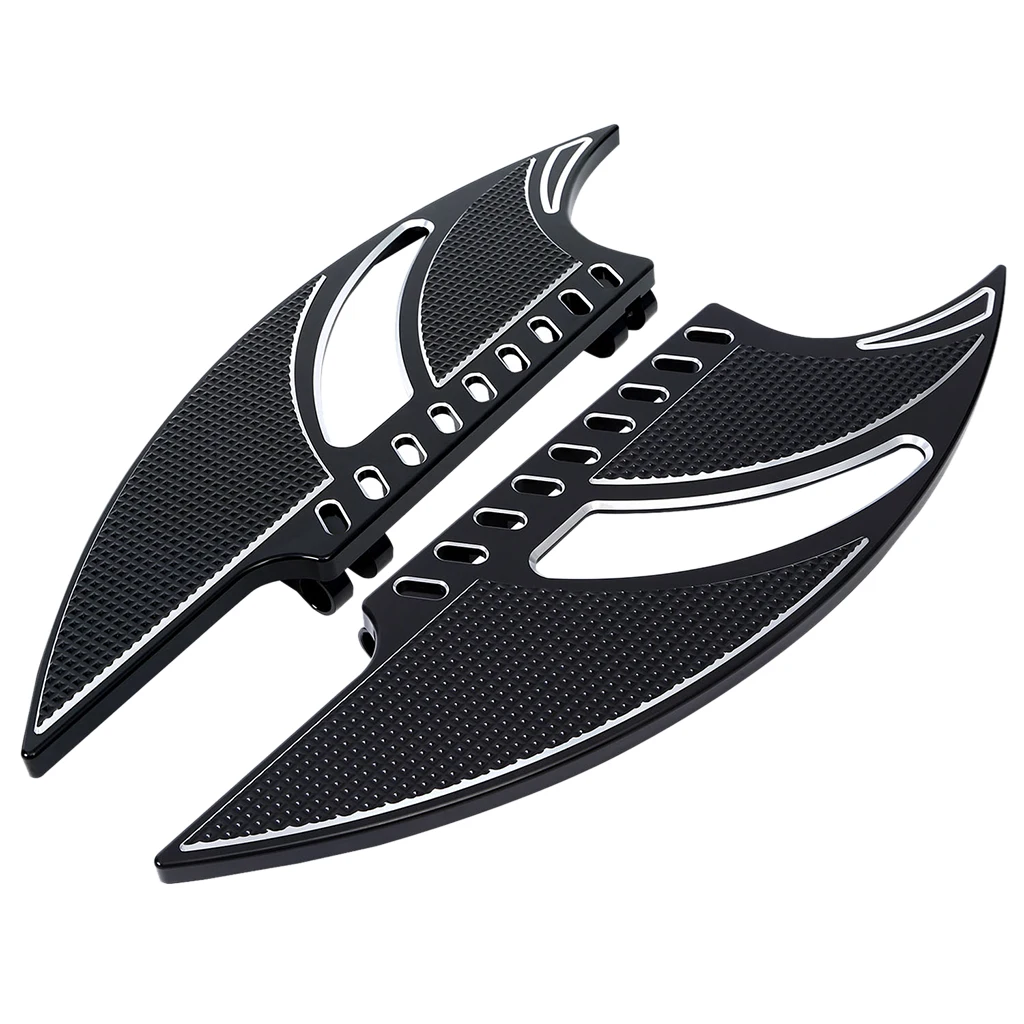 

Black Driver Stretched Floorboards Footboard for Harley Electra Glide 97-17