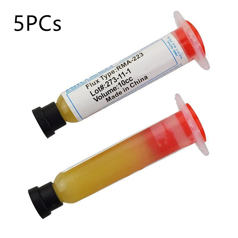 1/3/5PCs 10cc Solder PCB SMD Soldering Paste Flux Grease RMA-223 For Chips Computer Phone LED BGA SMD PGA PCB DIY Repair Tool best flux core wire Welding & Soldering Supplies