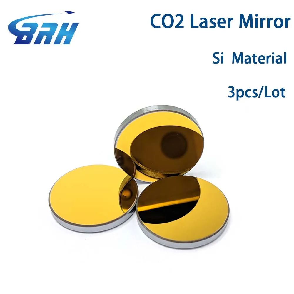 Отражающие зеркала BRH 3 шт./лот Co2 Laser Si для лазерного гравера позолоченные