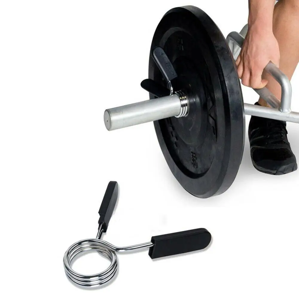 Штанга для гантели 50 мм пружинный замок воротника зажим тренажерного зала