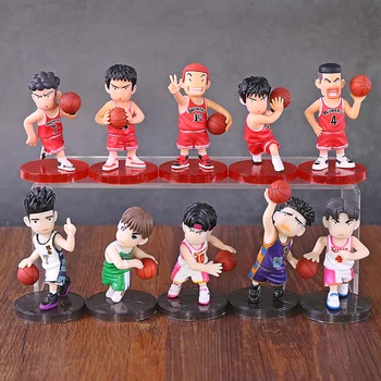 

5Pcs/lot Slam Dunk Figures Japan Anime PVC Action Figure Toys Model Figurine Collection