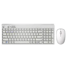 108 клавиш 2,4 ГГц USB беспроводная клавиатура и 1300 точек/дюйм Мышь Комбинированный набор с usb-приемником влагостойкий дизайн