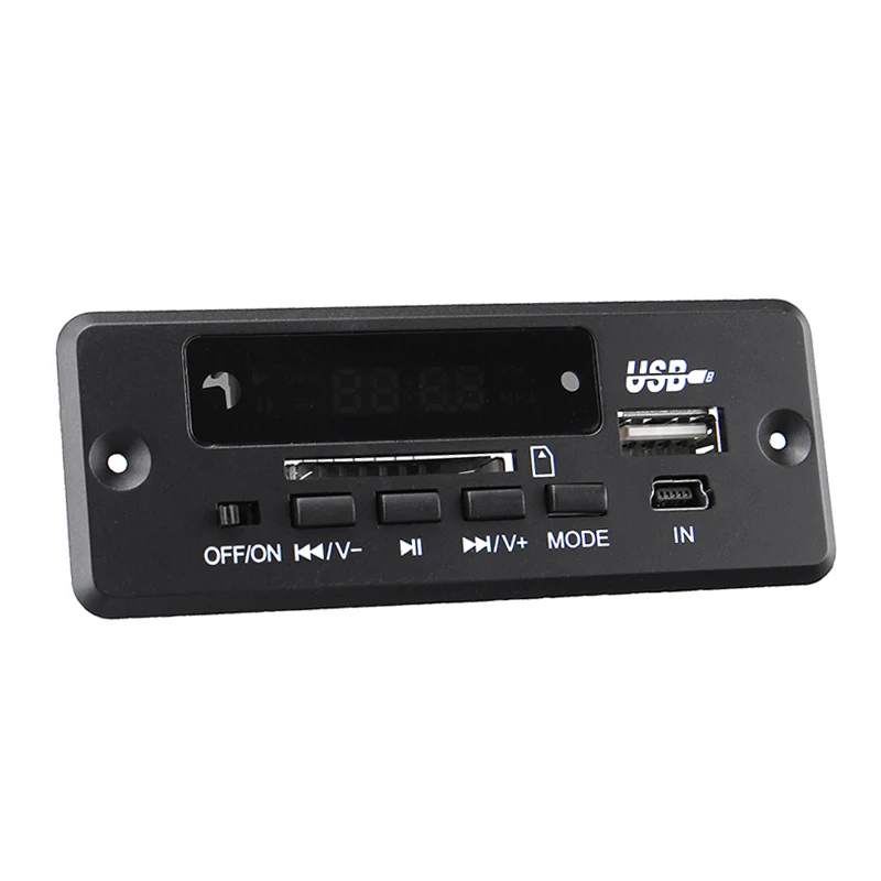 BT SD USB FM Aux Радио MP3 плеер встроенный Автомобильный USB Bluetooth Hands-free MP3 декодер плата модуль аудио переоборудование