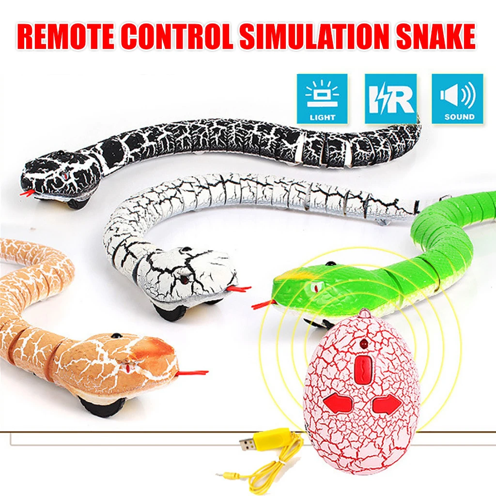 Realistic Remote Control RC Snake Toy 