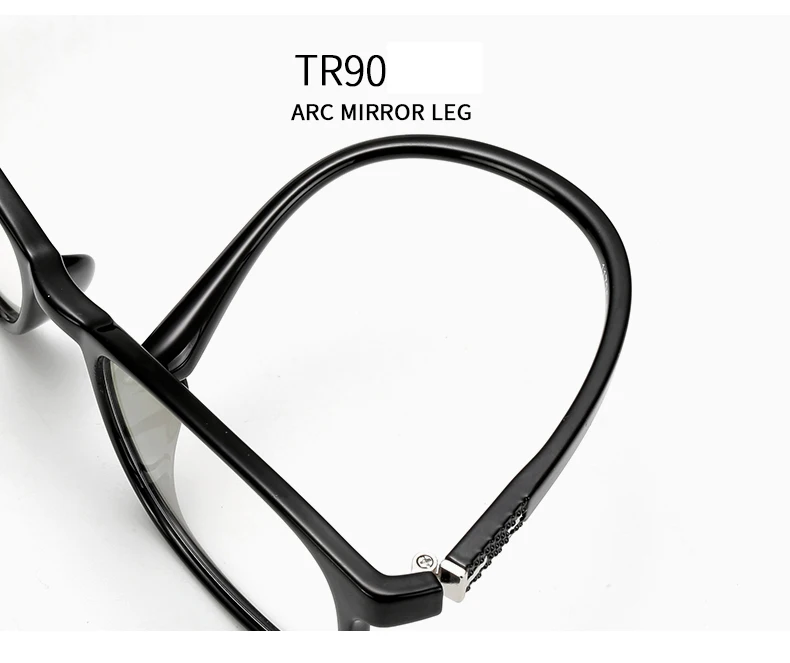 TR90 титановая оправа для очков Для мужчин прямоугольник глаз, стекло прозрачные линзы, очки в Корейском стиле оправы и очки DesolDelos