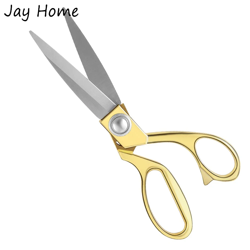 Stainless Steel Scissors Gold Scissor Professional Heavy Duty Sharp  Scissors 10.5 Scissors All Purpose Fabric Scissors Professional Sharp  Scissors